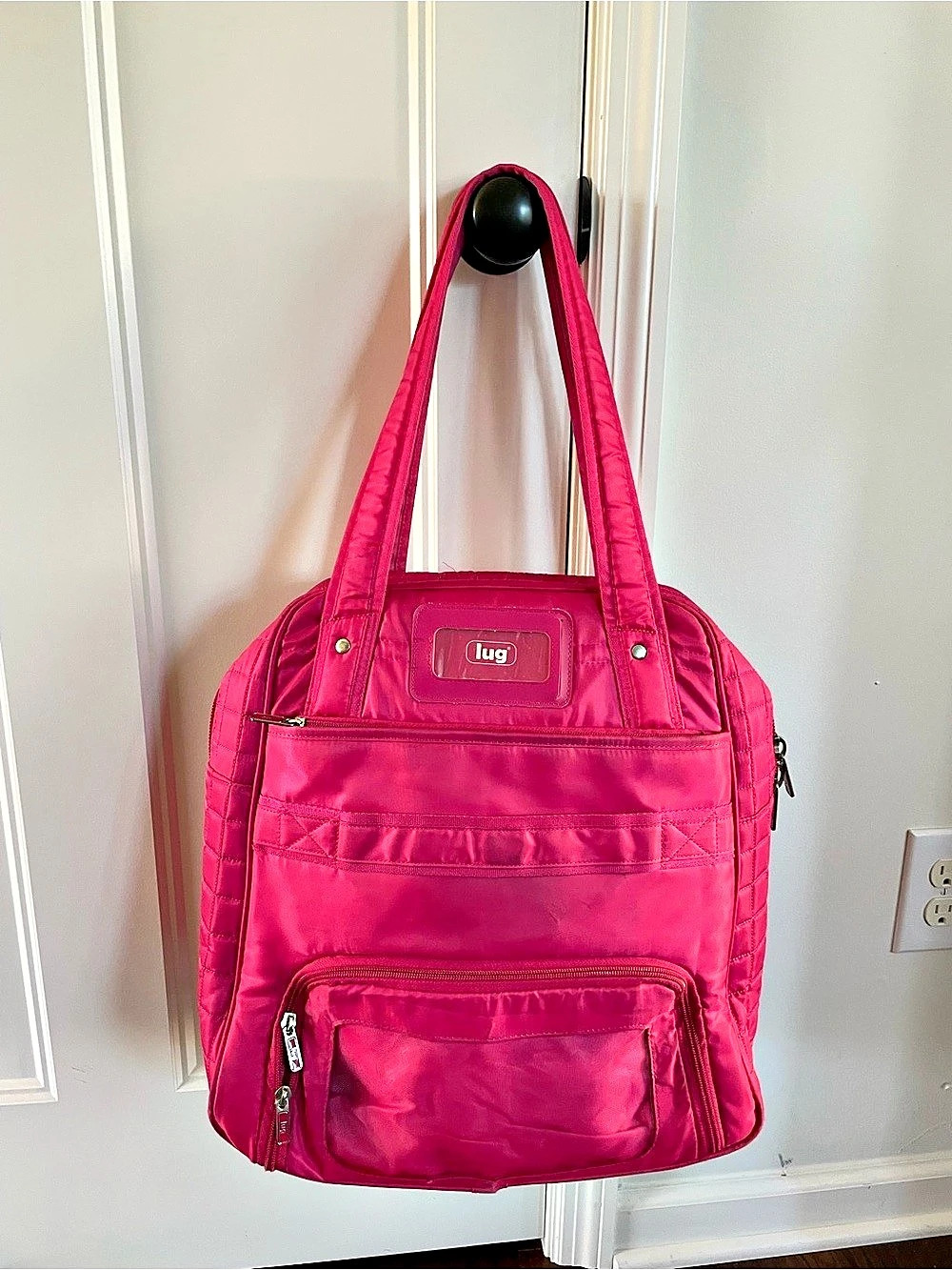 Lug Puddle Jumper Tote Quilted Pink